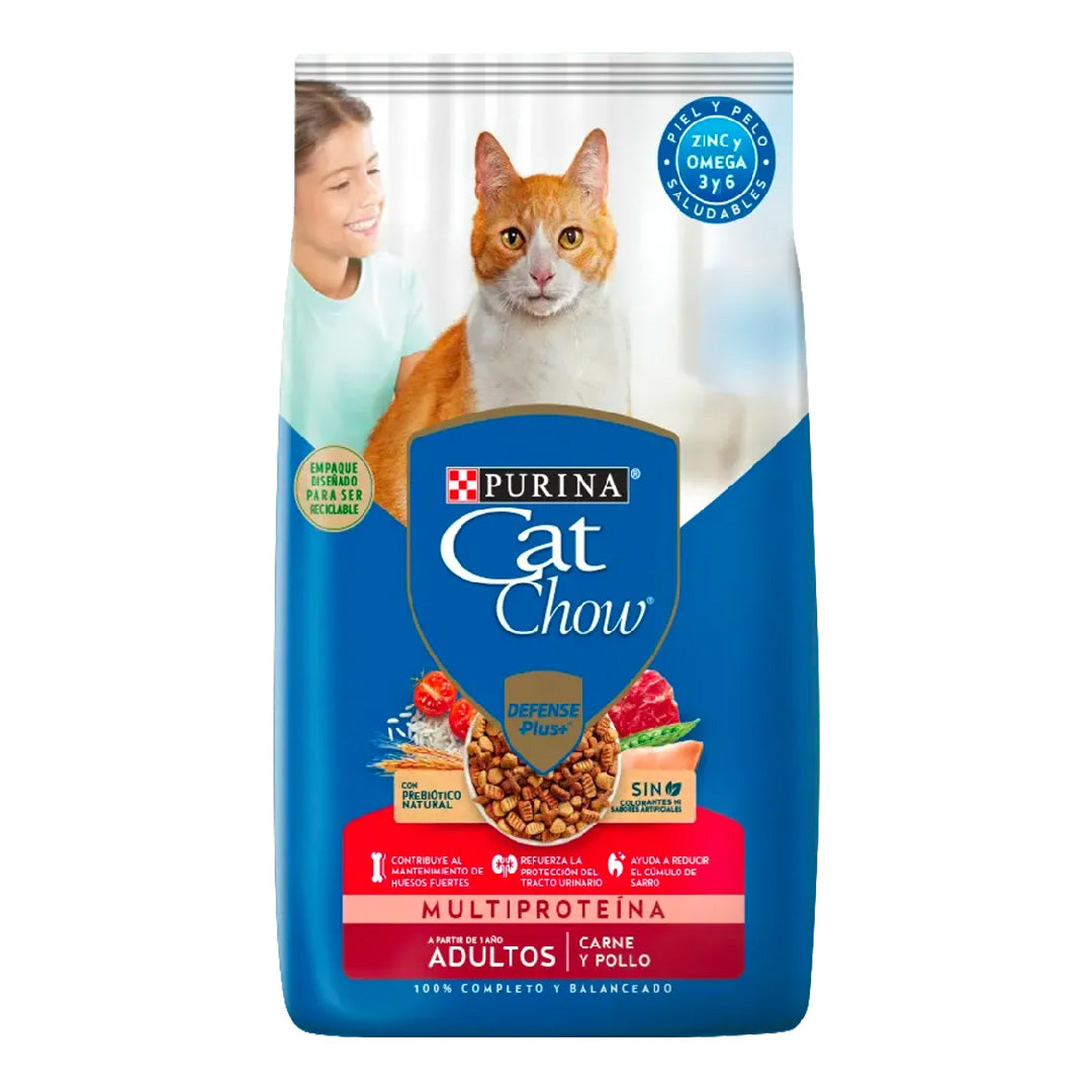 Alimento Cat Chow Gato Adulto sabor Carne y Pollo