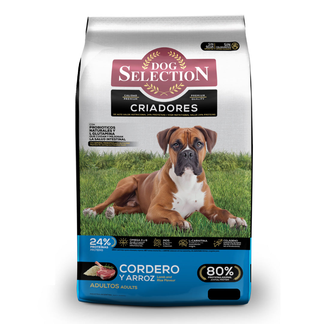 Alimento Dog Selection Criadores Perro Adulto Cordero