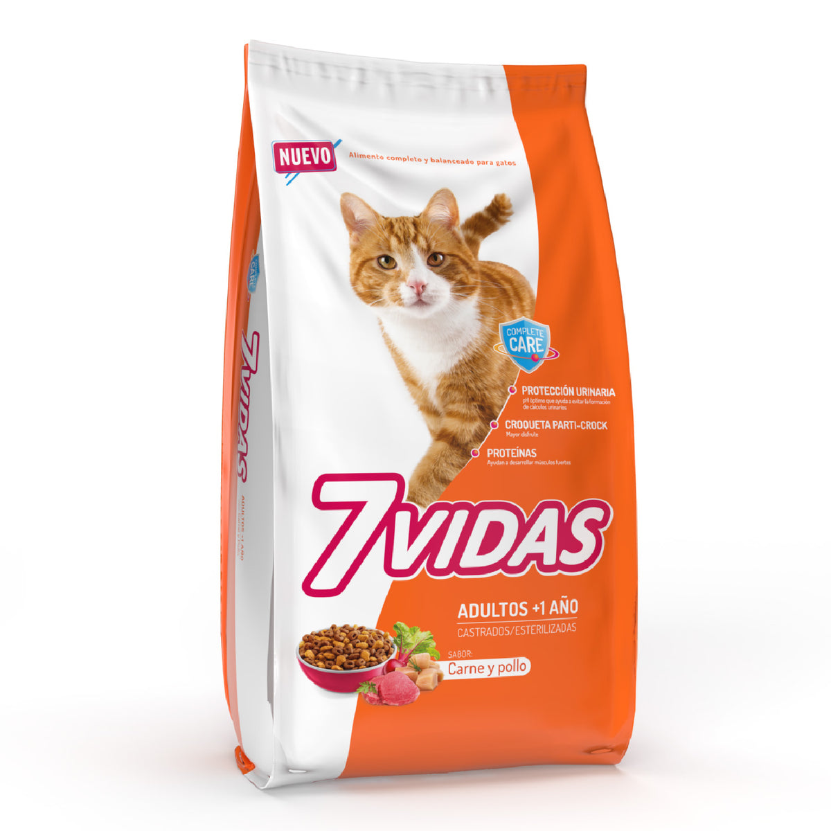Alimento 7 Vidas Gato Adulto Carne y Pollo