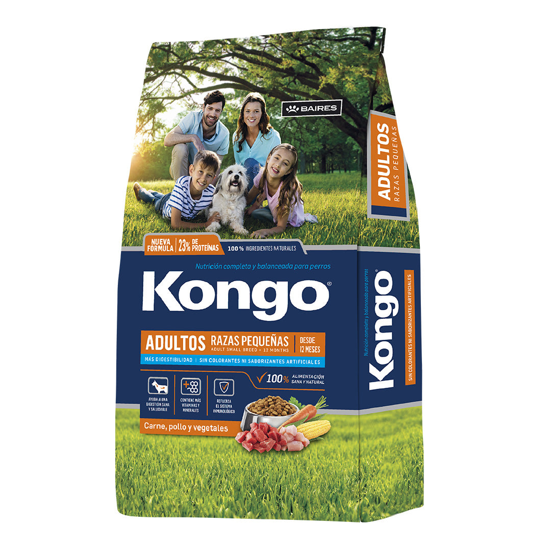 Alimento Kongo Perro Adulto Pequeño 15+2kg