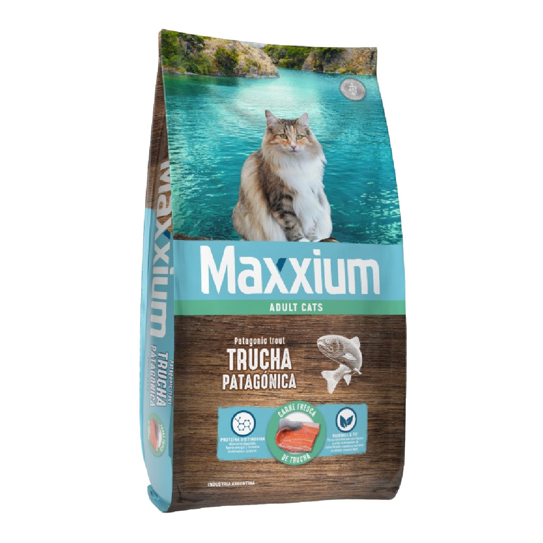Alimento Maxxium Gato Adulto Trucha Patagónica