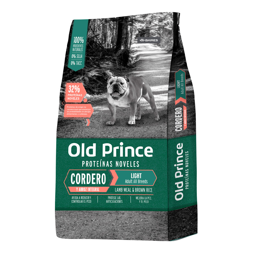 Alimento Old Prince Perro Adulto Light Cordero y Arroz