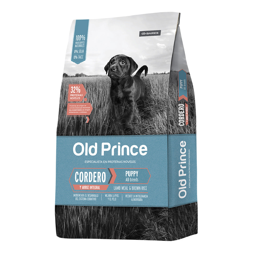 Alimento Old Prince Perro Cachorro Cordero y Arroz