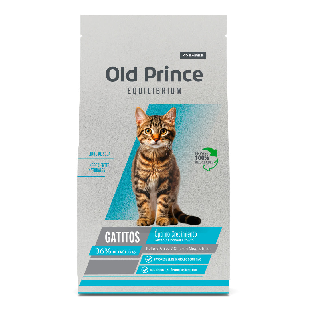 Alimento Old Prince Equilibrium Gatito Cachorro