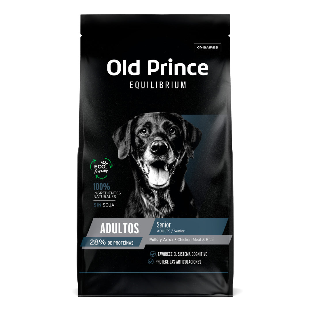 Alimento Old Prince Equilibrium Perro Adulto Senior