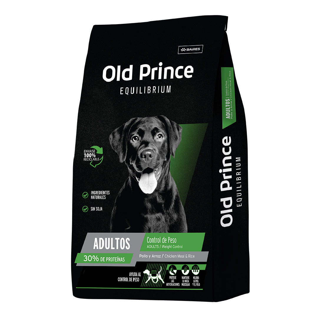 Alimento Old Prince Equilibrium Perro Adulto Control de Peso