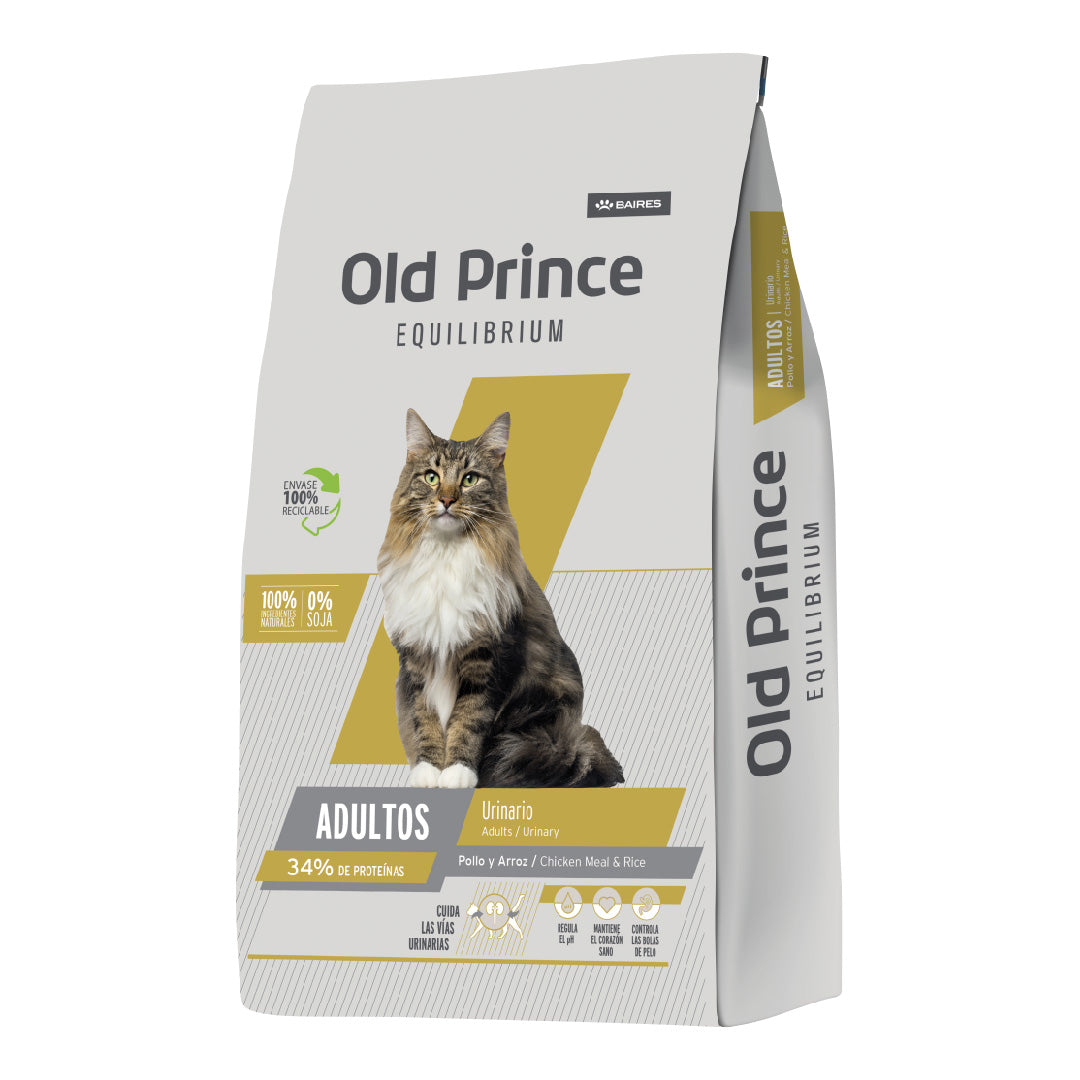 Alimento Old Prince Equilibrium Gato Adulto Urinary