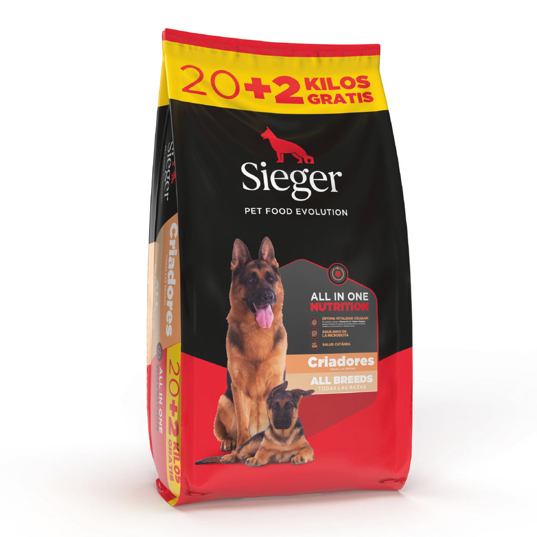 Alimento Sieger Perro Criadores 20+2kg