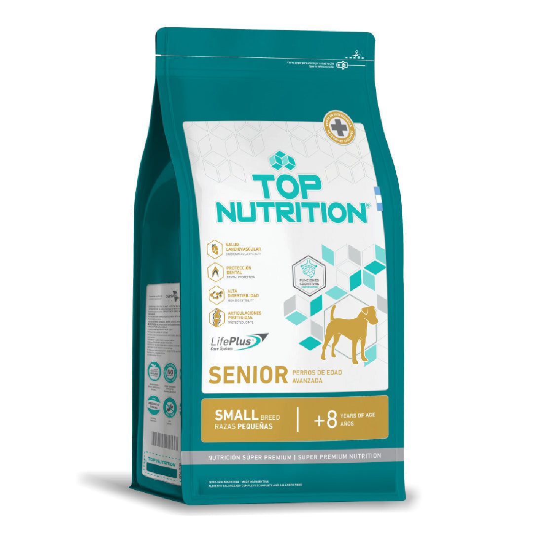 Alimento Top Nutrition Perro Adulto Senior Pequeño
