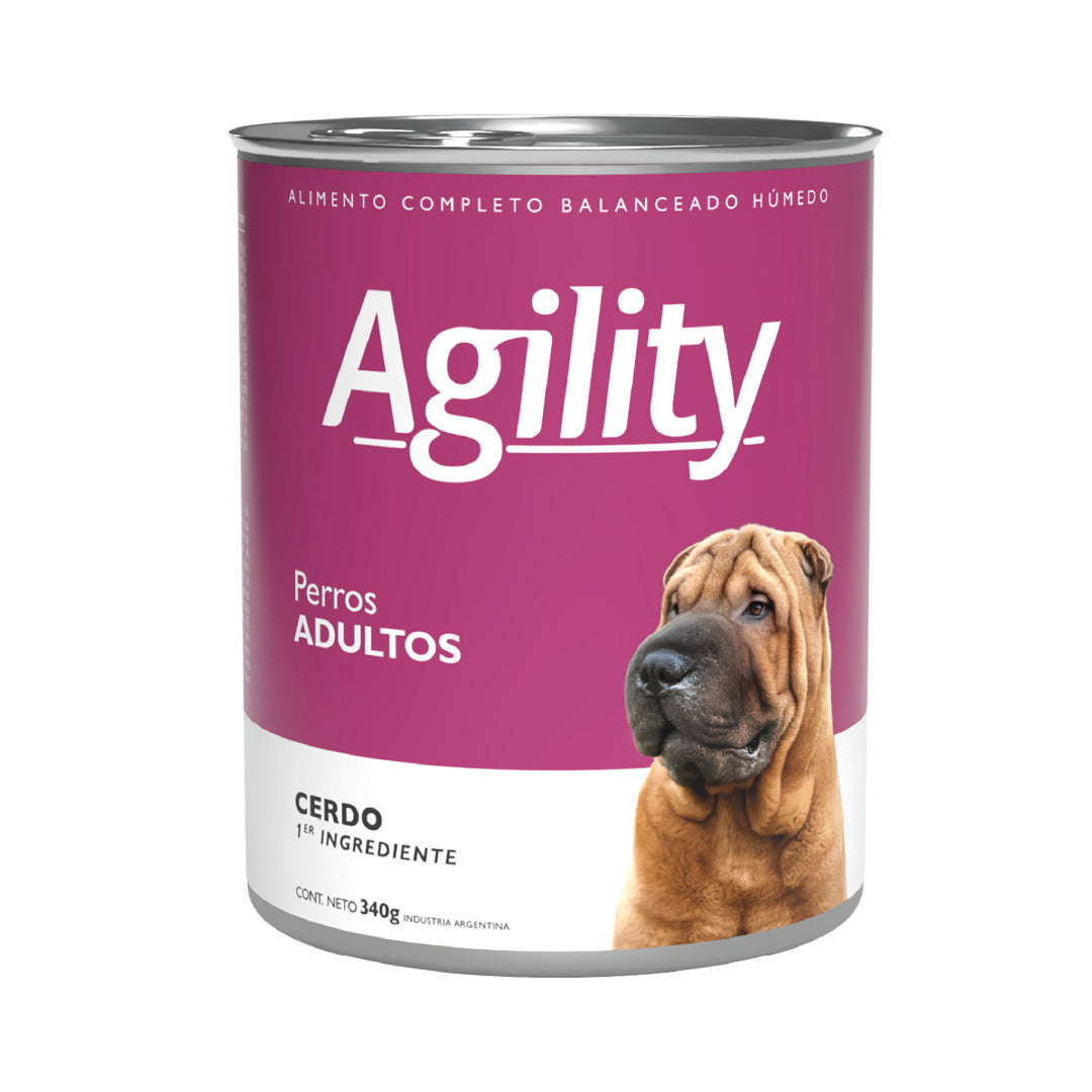 Lata Agility Perro Adulto Cerdo