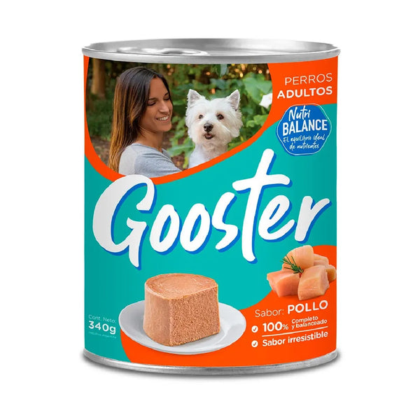 Lata Gooster Perro Adulto Pollo