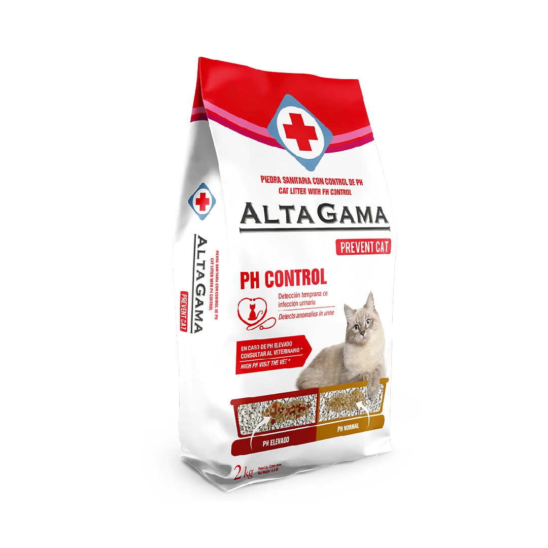 Piedras Sanitarias Gato Absorsol Alta Gama Prevent Control PH 2kg