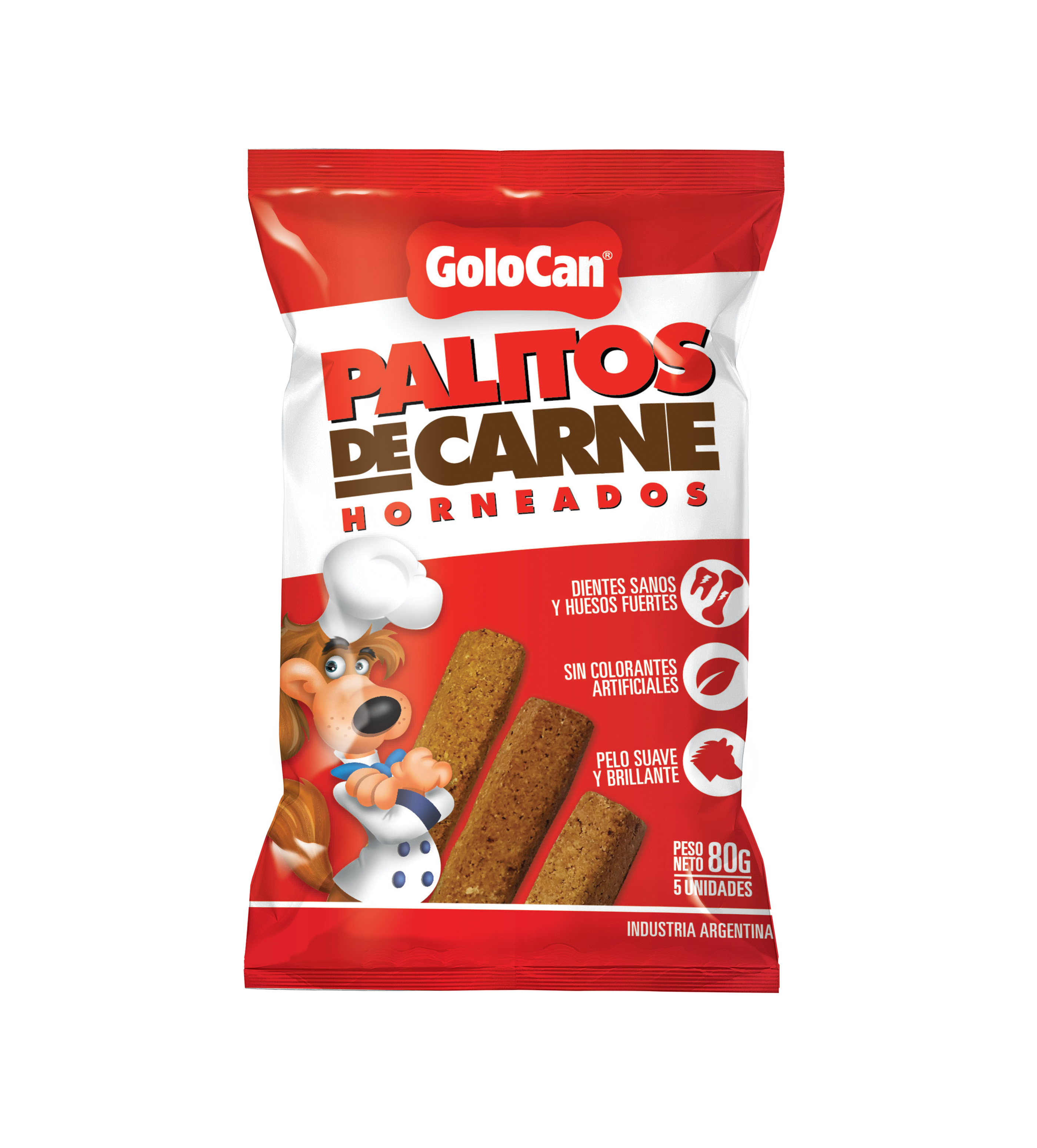 Palitos Golocan Perro Carne