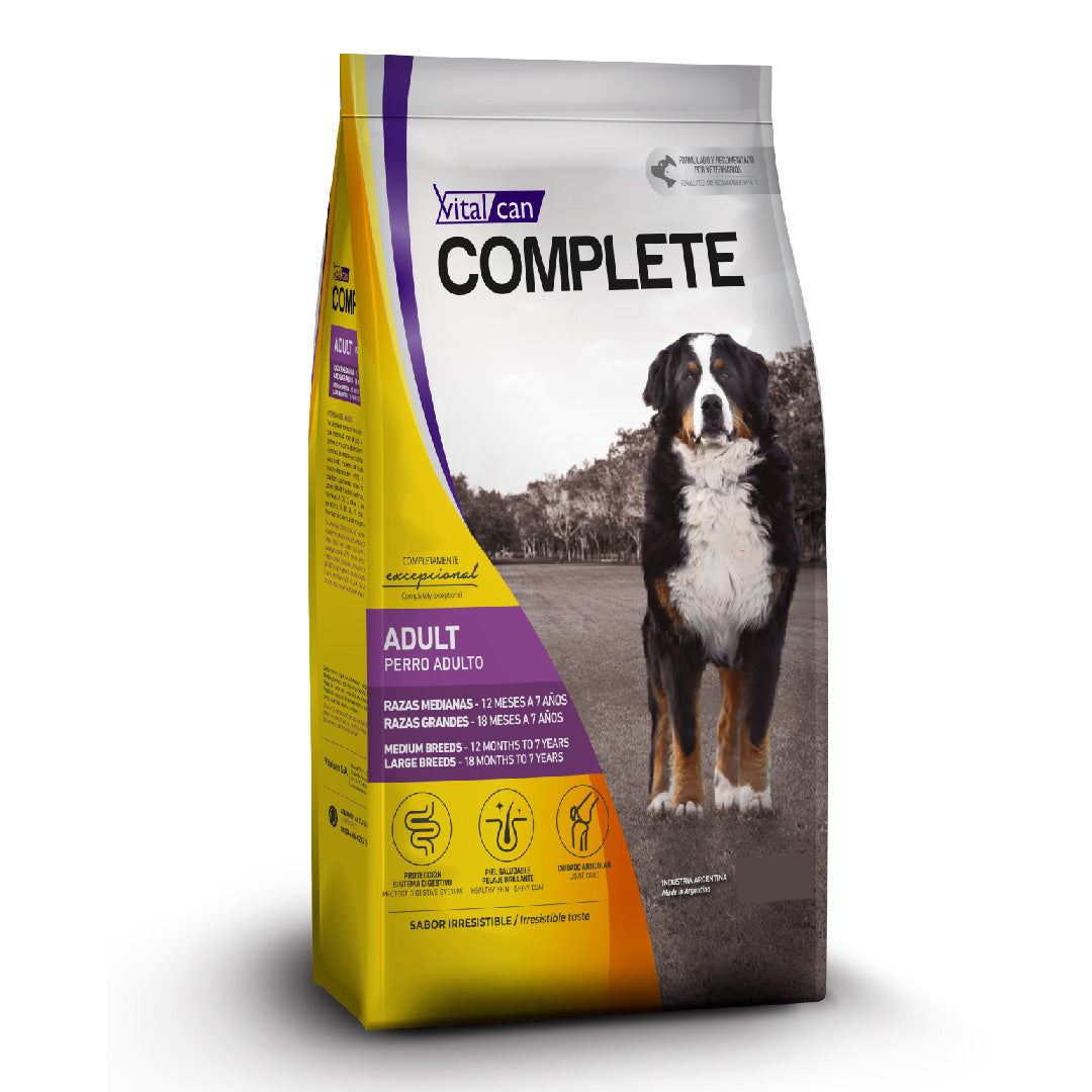 Alimento Complete Perro Adulto Raza Mediana y Grande 20+2kg