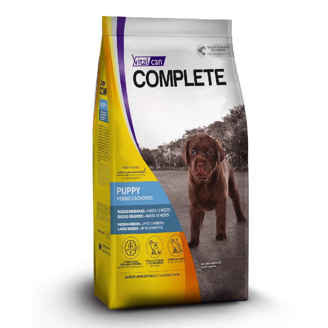 Alimento Complete Perro Cachorro Raza Mediana y Grande 20+2kg
