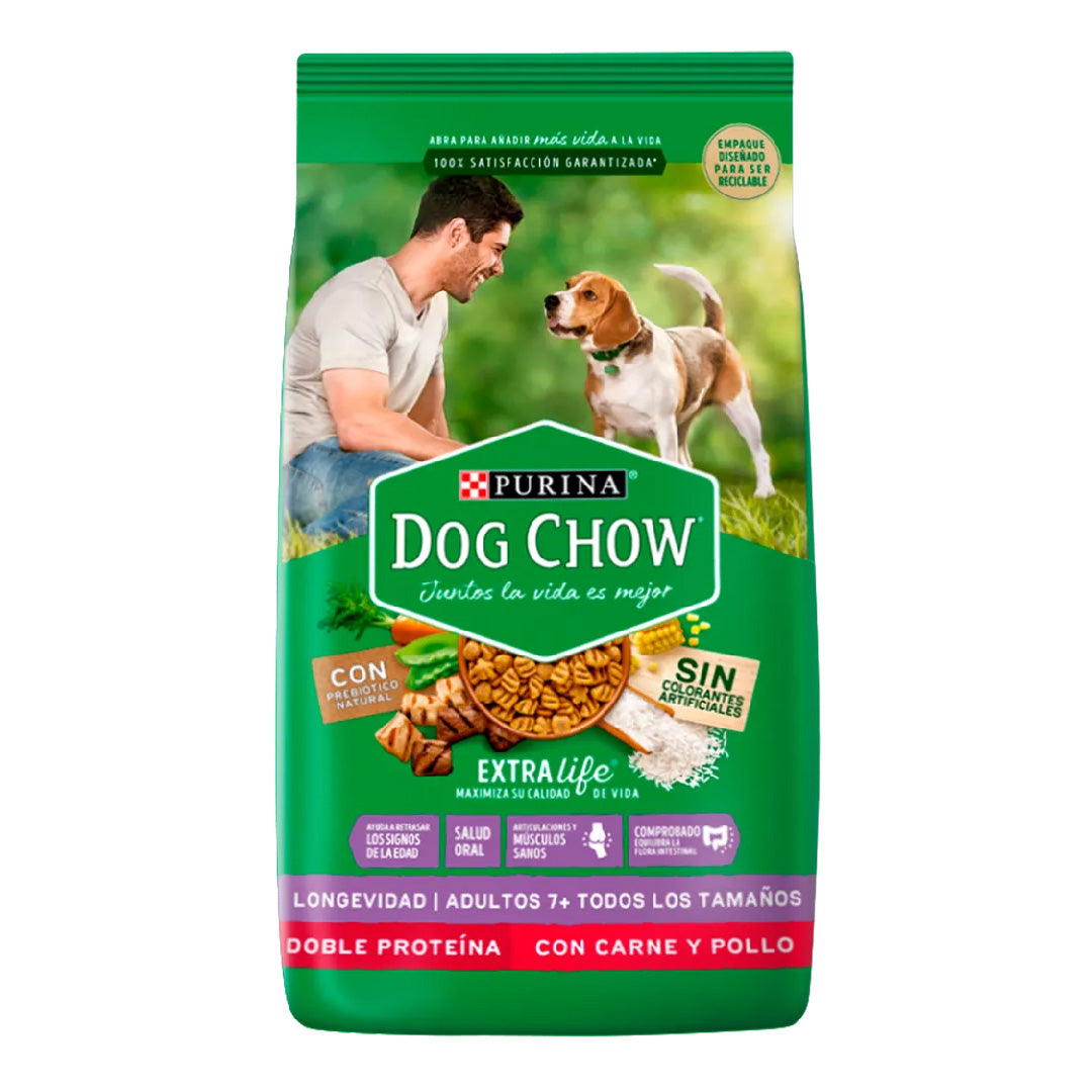 Alimento Dog Chow Perro Adulto Senior 7+ Longevidad