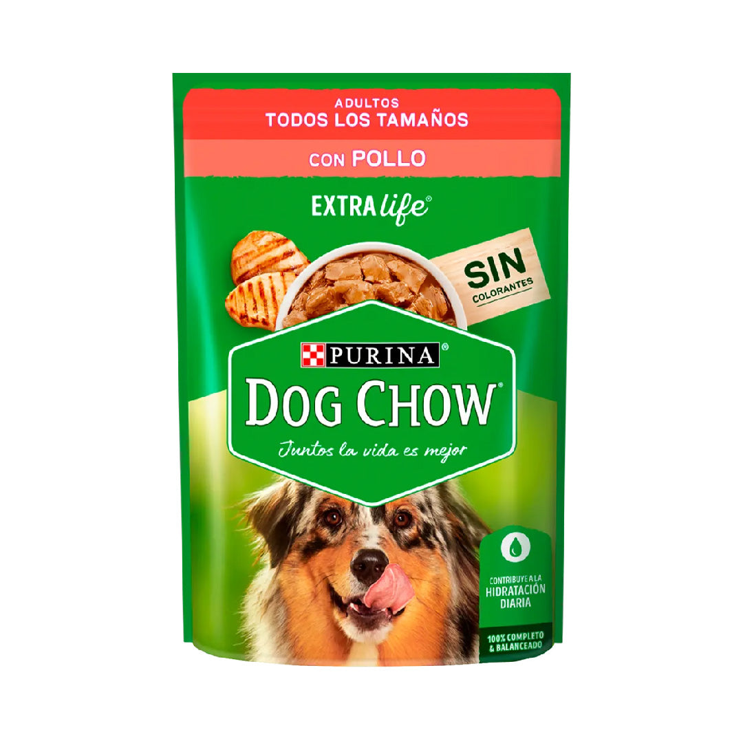 Pouch Dog Chow Perro Adulto sabor Pollo 100gr