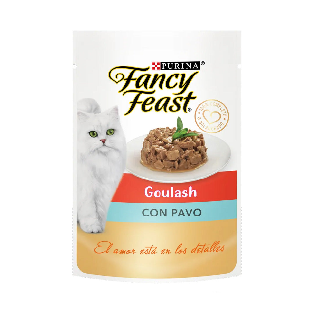 Pouch Fancy Feast Gato Goulash Pavo 85gr