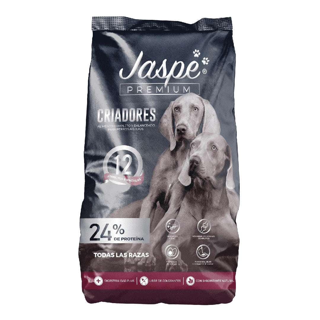 Alimento Jaspe Premium Perro Adulto Criadores 20+2kg