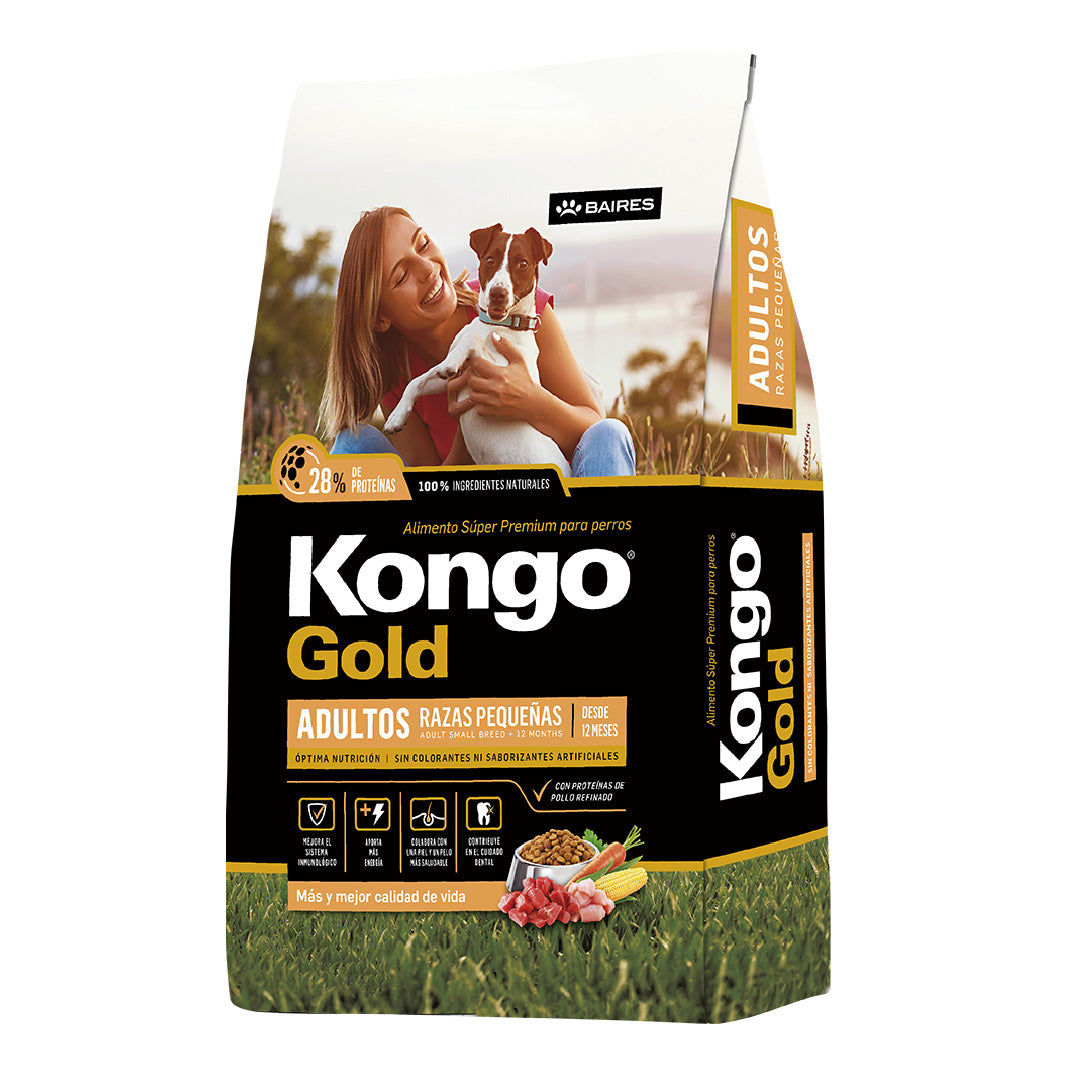 Alimento Kongo Gold Perro Adulto Raza Pequeña