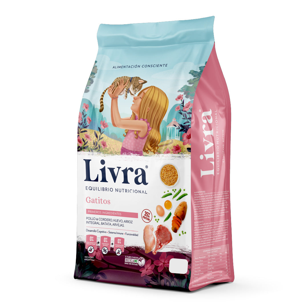 LIVRA GATOS KITTEN X1,5KG