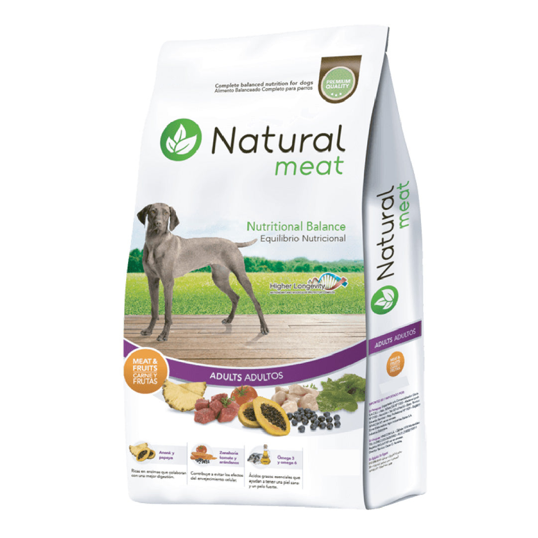 Alimento Natural Meat Perro Adulto 15+2kg