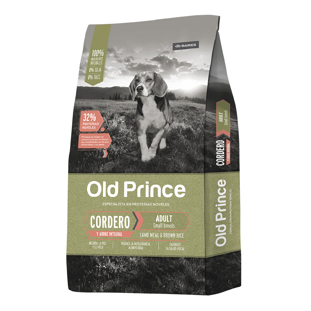 Alimento Old Prince Perro Adulto raza Pequeña Cordero y Arroz