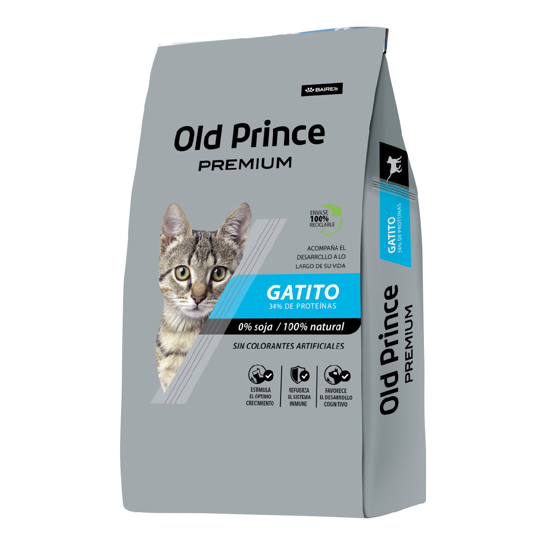 Alimento Old Prince Premium Gatito Cachorro Kitten