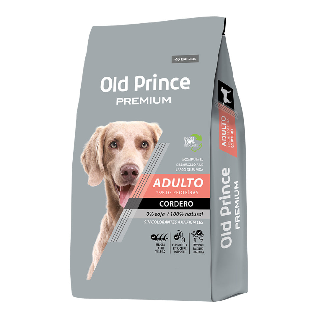 Alimento Old Prince Premium Perro Adulto Cordero