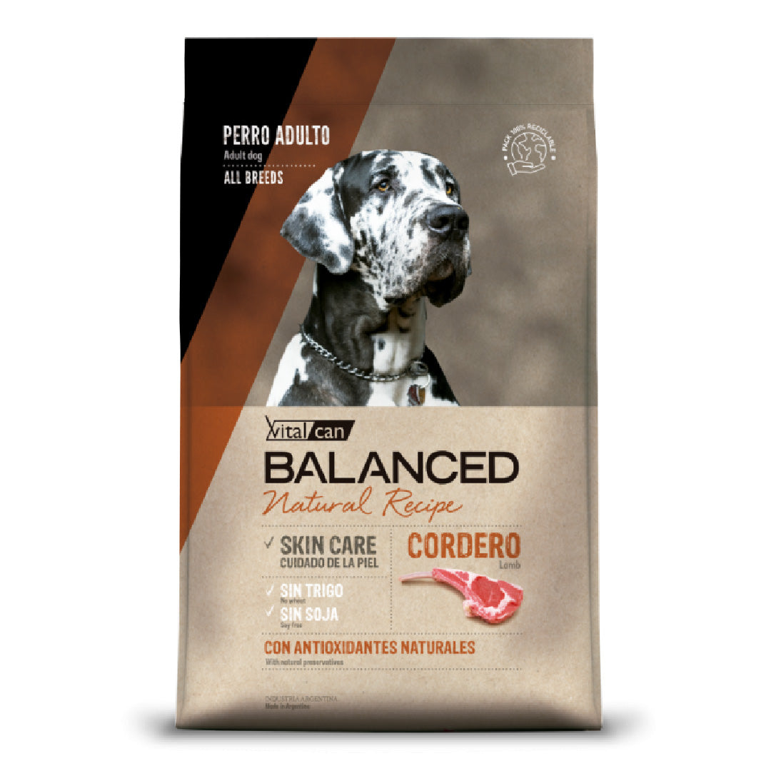 Alimento Balanced Perro Adulto Piel Sensible Cordero