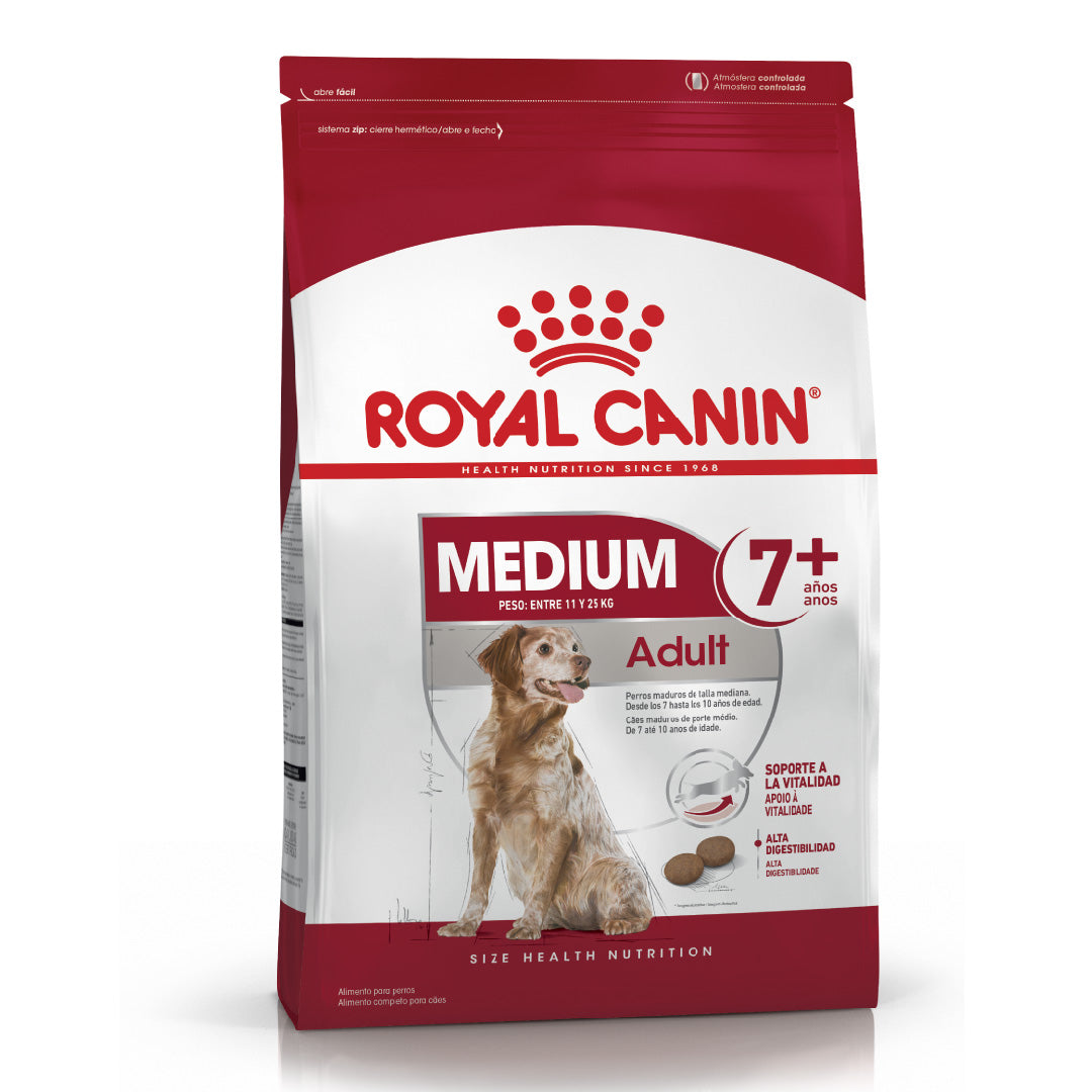 Alimento Royal Canin Perro Medium Adult edad 7+